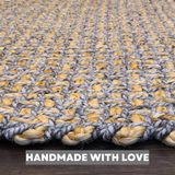 River Rock Jute And Wool Farmhouse Rug