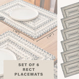 Birch Ivory Jute Braided Accessories