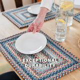 Cape Cod Blue Jute Braided Accessories
