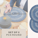 Denim Blue Braided Accessories