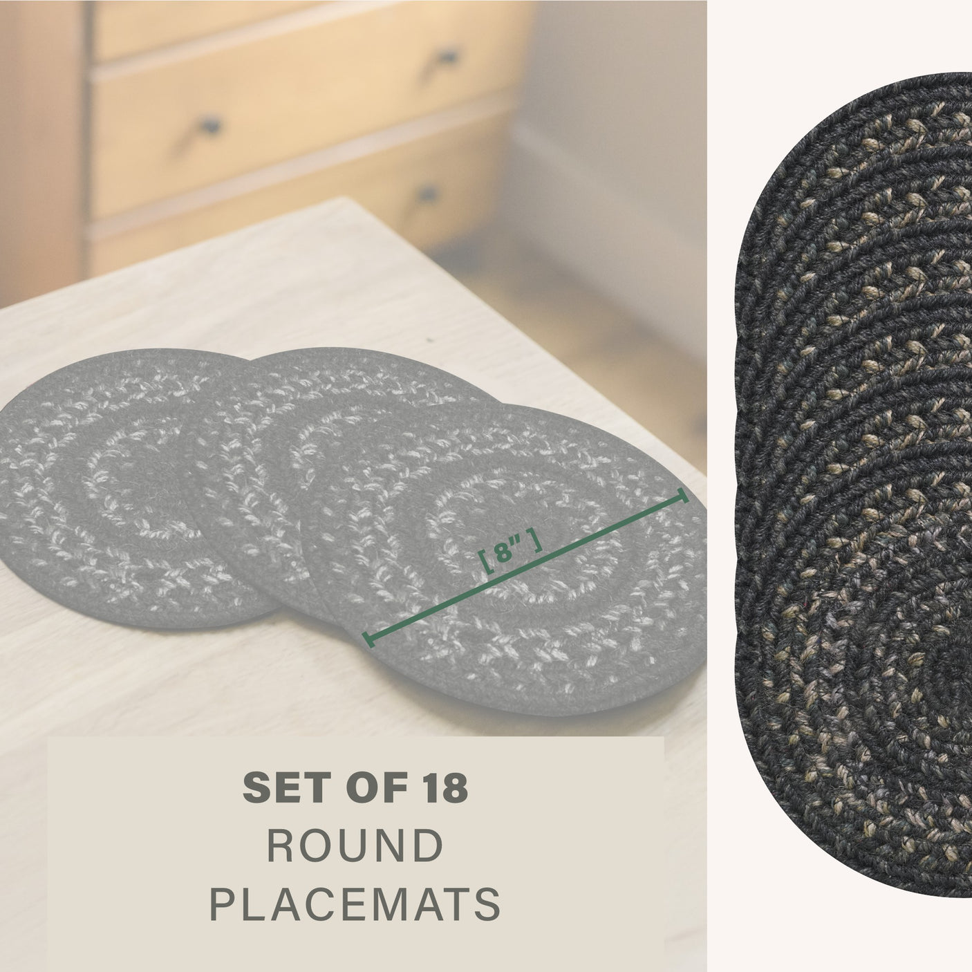 Jet Black Braided Accessories