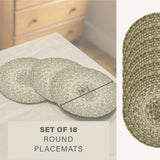 Grassland Green Jute Braided Accessories