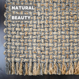 River Rock Jute And Wool Farmhouse Rug