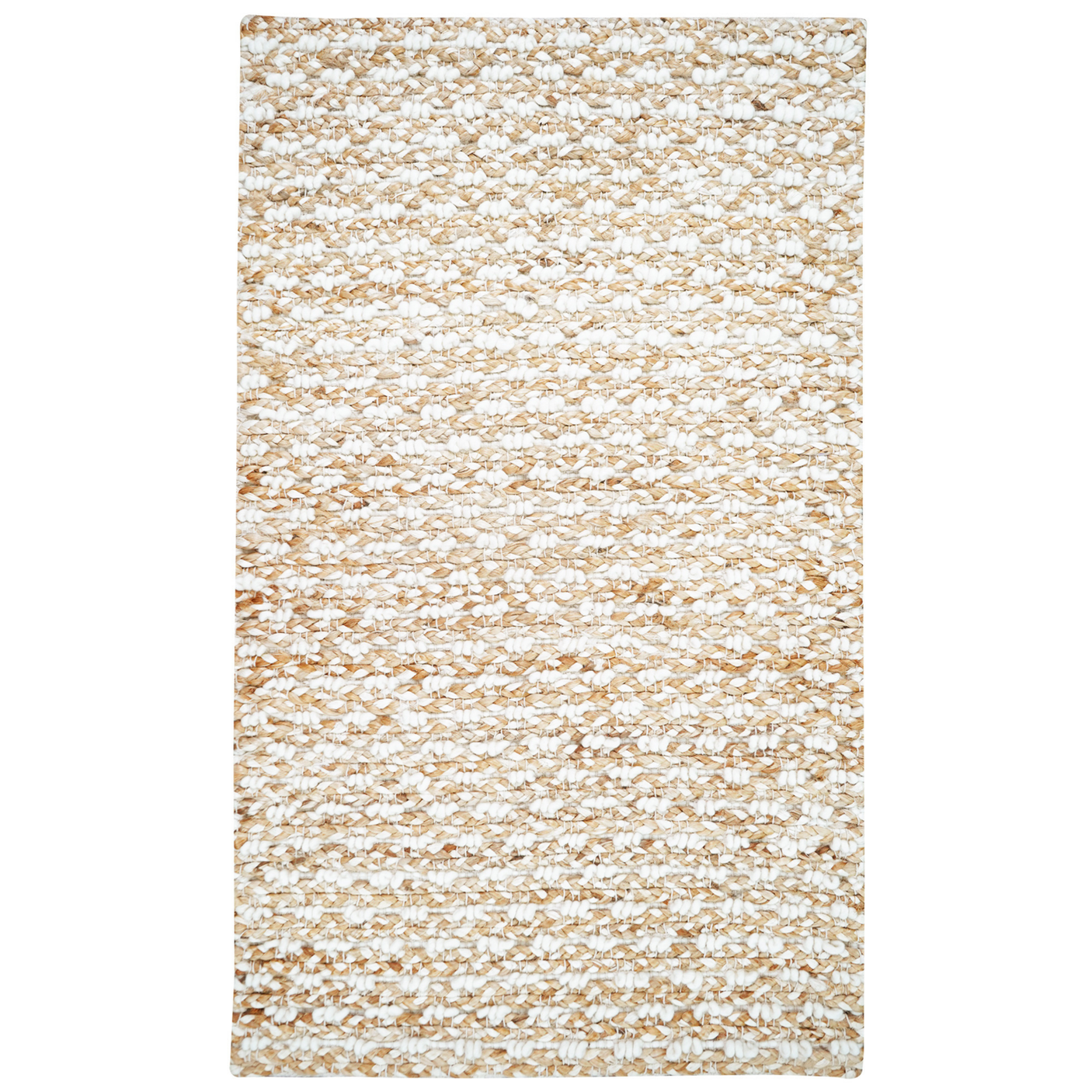 Saddleback Soft Farmhouse Rug, Handcrafted With Wool & Jute
