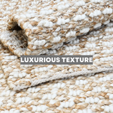 Saddleback Soft Farmhouse Rug, Handcrafted With Wool & Jute