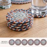Cape Cod Blue Jute Braided Accessories