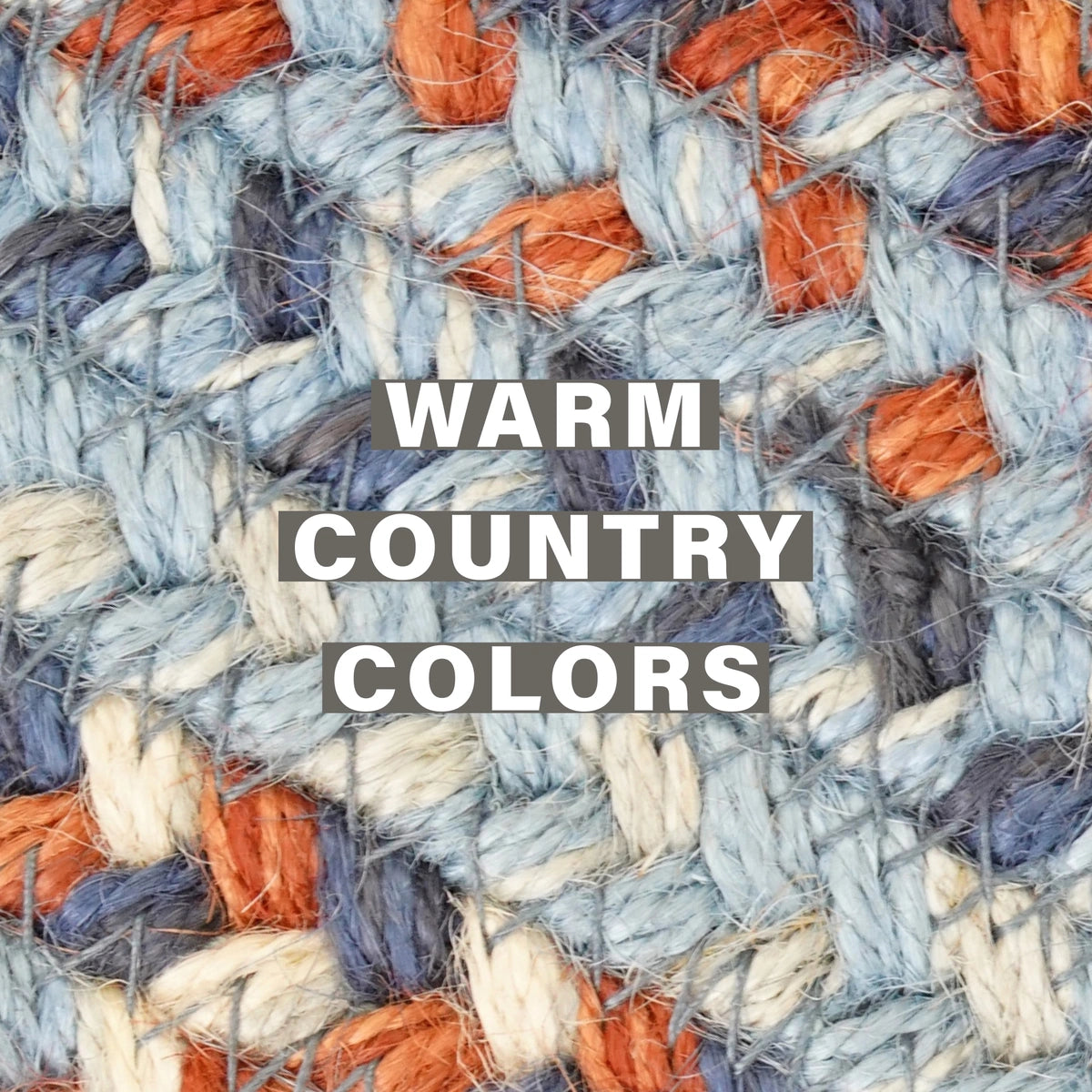 Cape Cod Blue Jute Braided Accessories