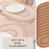 Amber Leaf Red Jute Braided Accessories