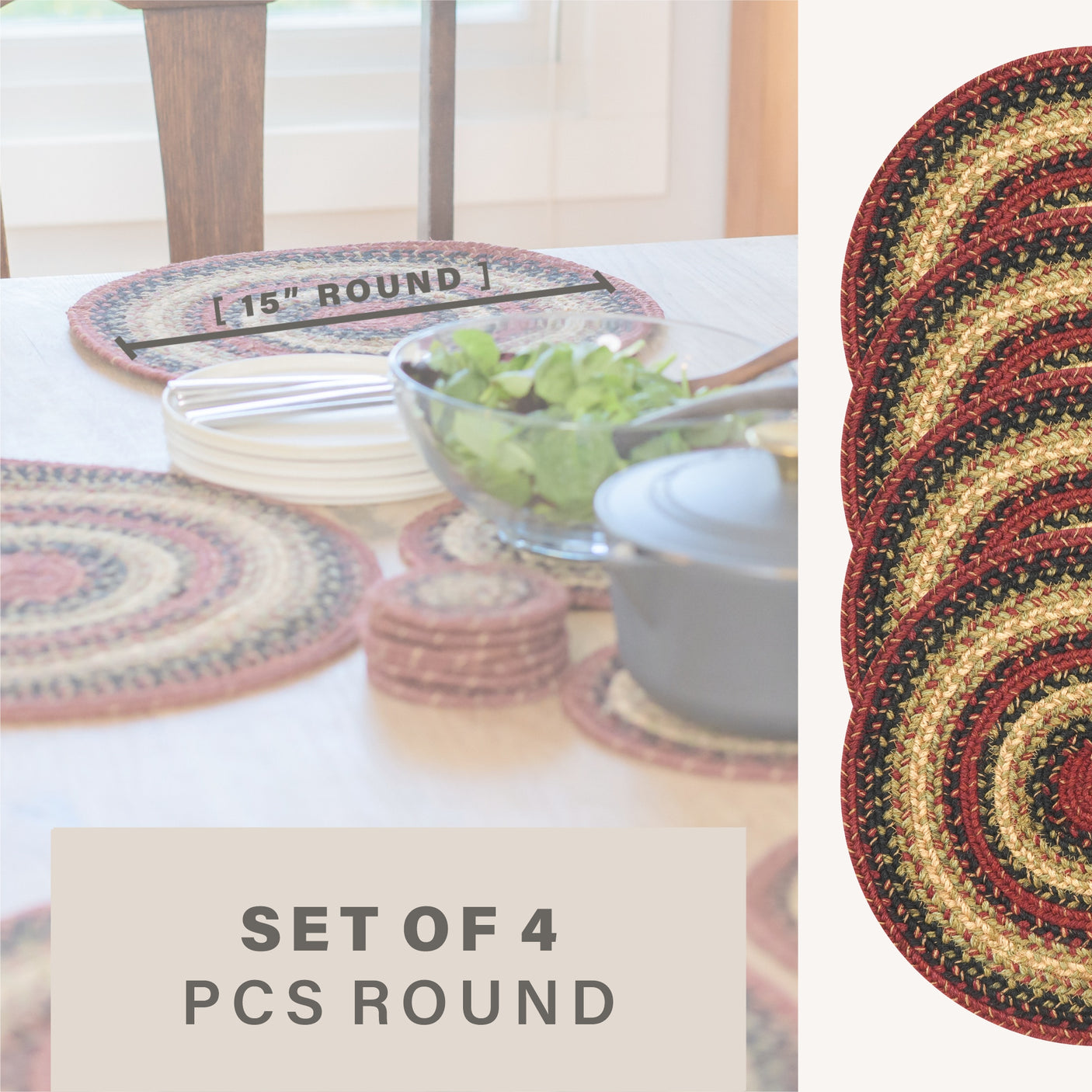 Highland Multi Color Braided Accessories