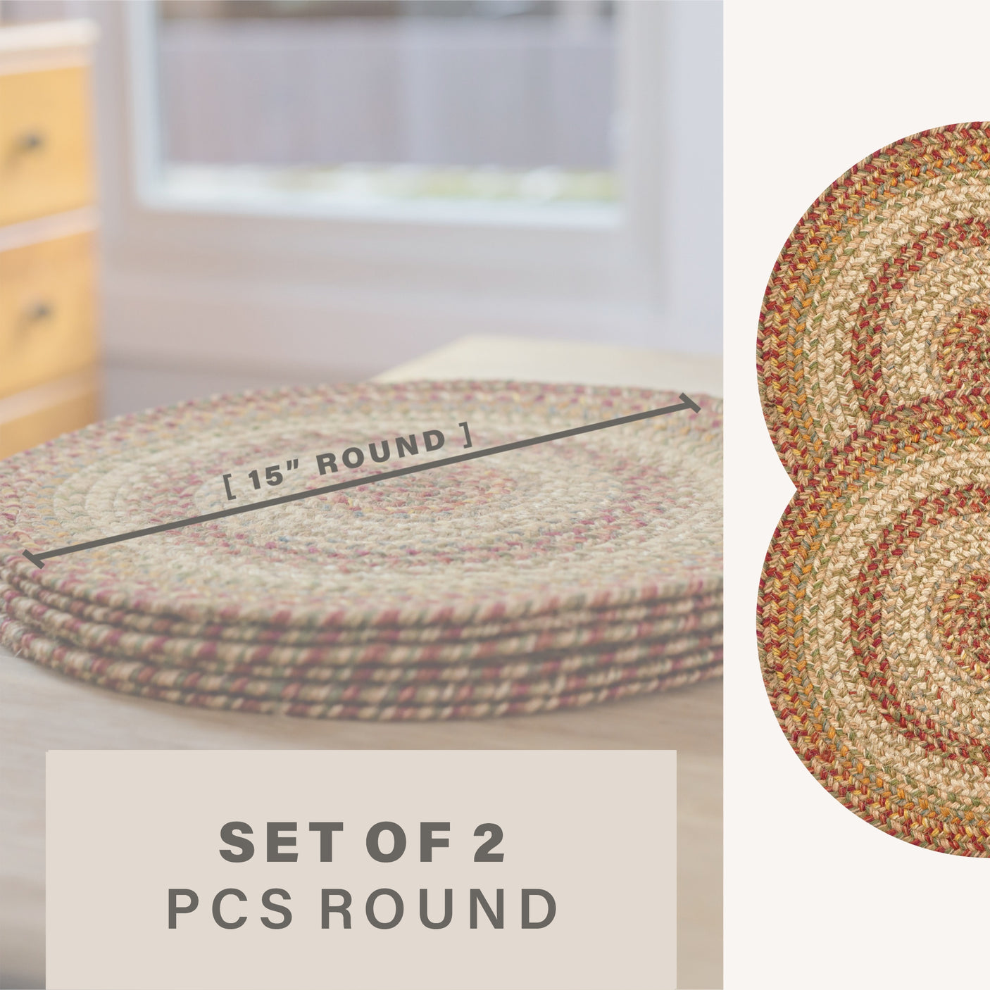 Harvest Beige Braided Accessories