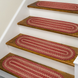 Apple Pie Red Jute Stair Tread