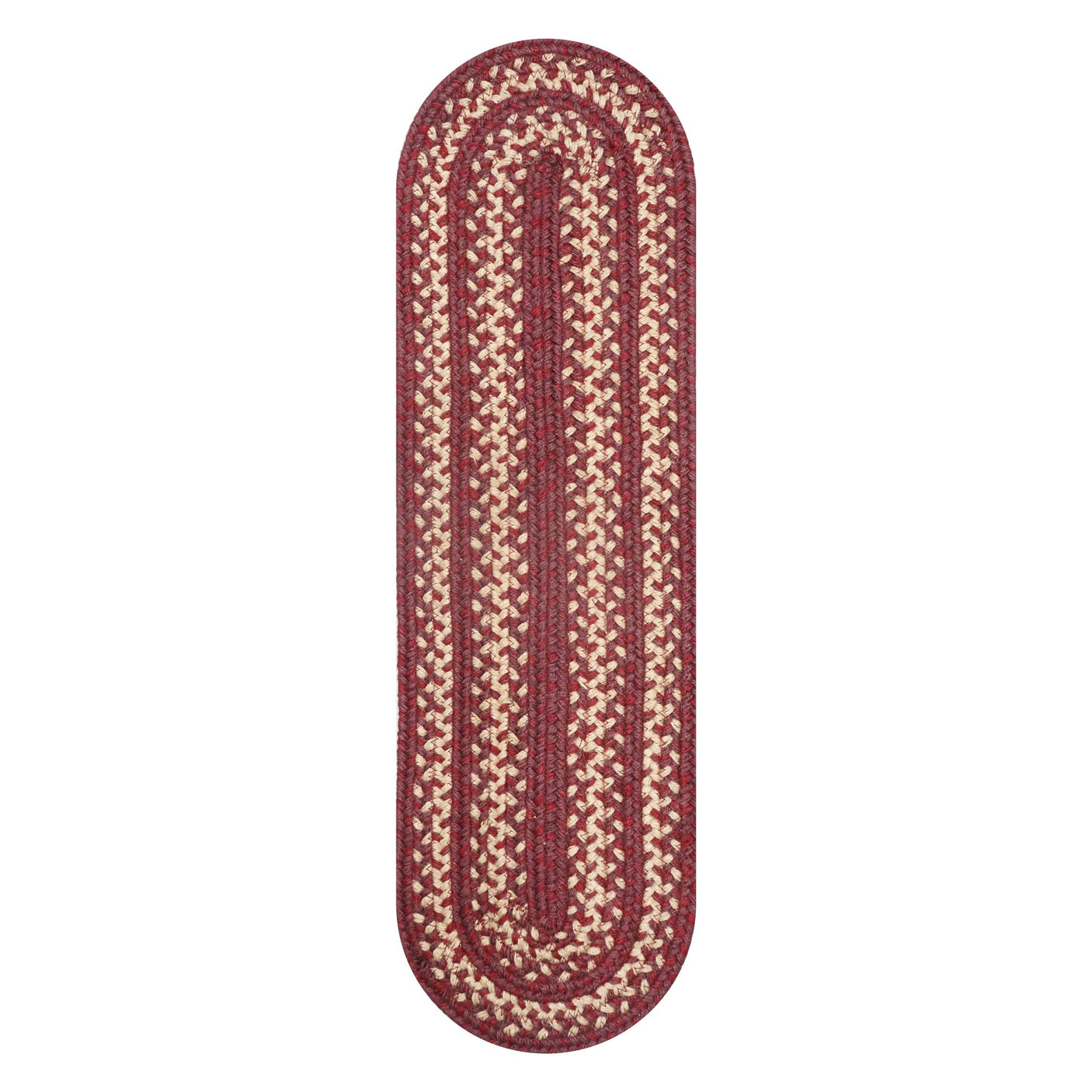 Autumn Maple Burgundy Jute Stair Tread