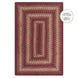 Autumn Maple Burgundy Jute Braided Rugs