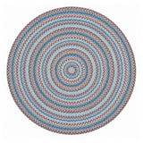 Cape Cod Blue Jute Braided Round Rugs