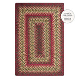 Cider Barn Red Jute Braided Rug