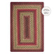 Cider Barn Red Jute Braided Rug