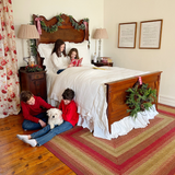 Cider Barn Red Jute Braided Rug