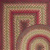 Cider Barn Red Jute Braided Rug