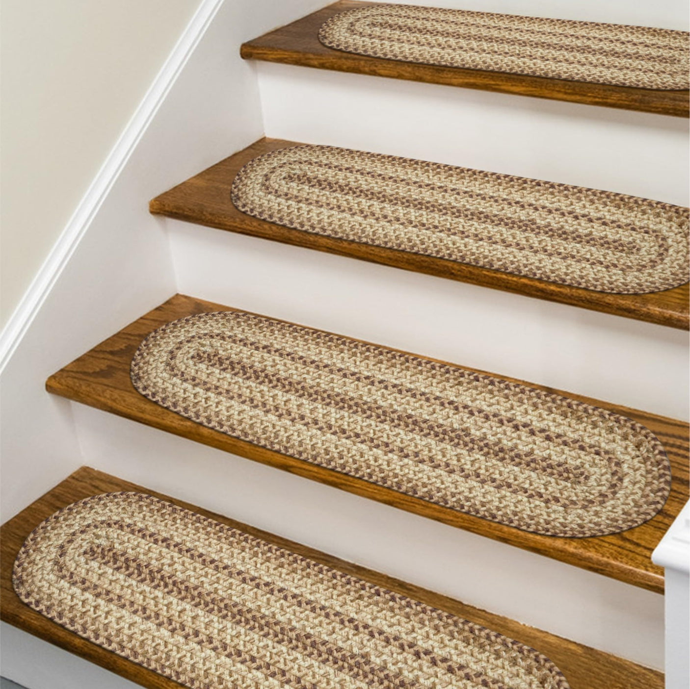 Cookie Dough Brown Jute Stair Tread