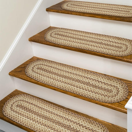 Cookie Dough Brown Jute Stair Tread