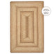 Cookie Dough Brown Jute Braided Rug