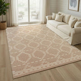 Dune Diamond Weaves Premium Jute Rug With Backing