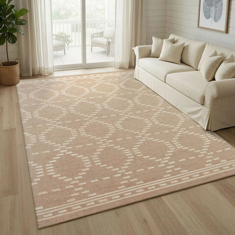 Dune Diamond Weaves Premium Jute Rug With Backing