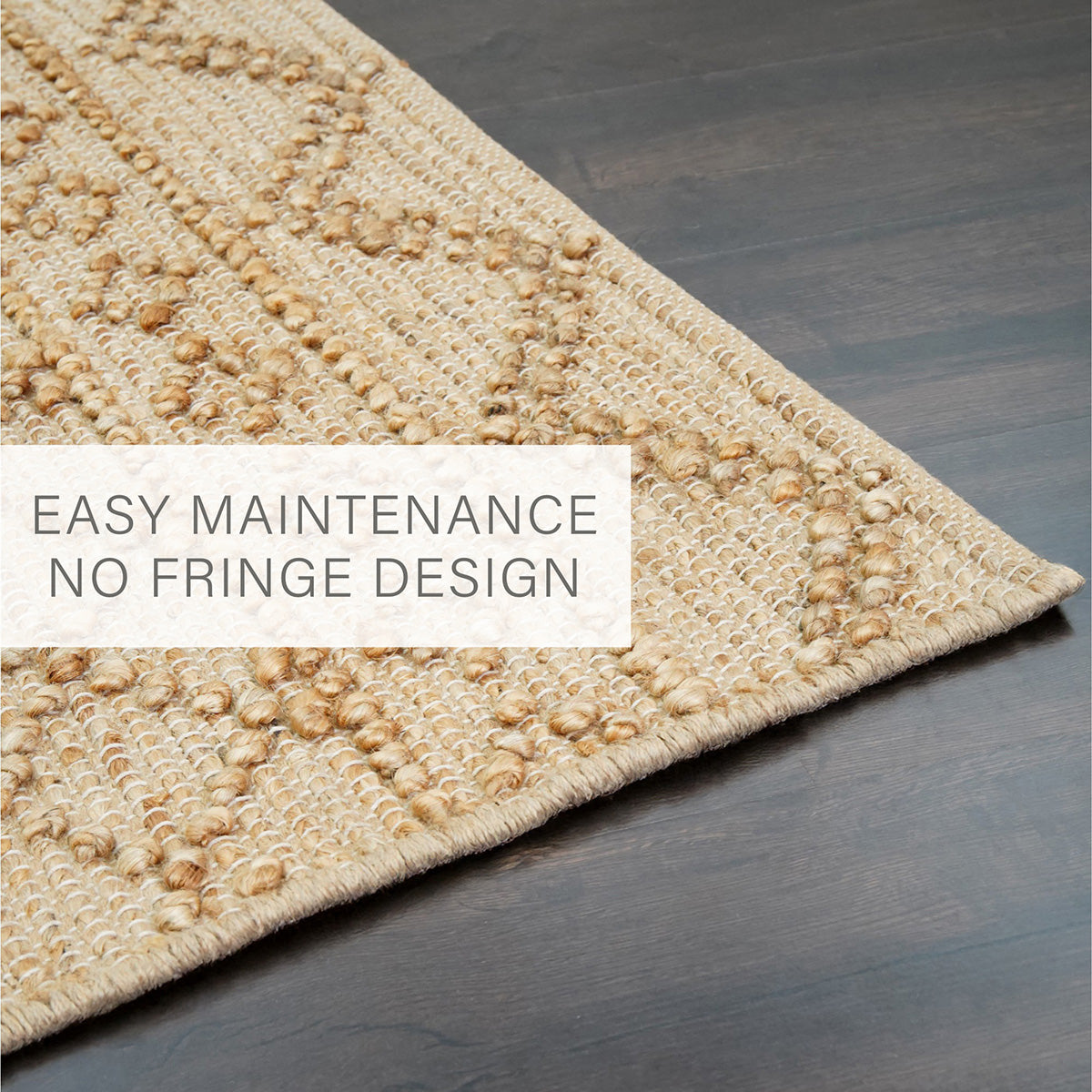 Nira Diamond Weaves Premium Jute Rug