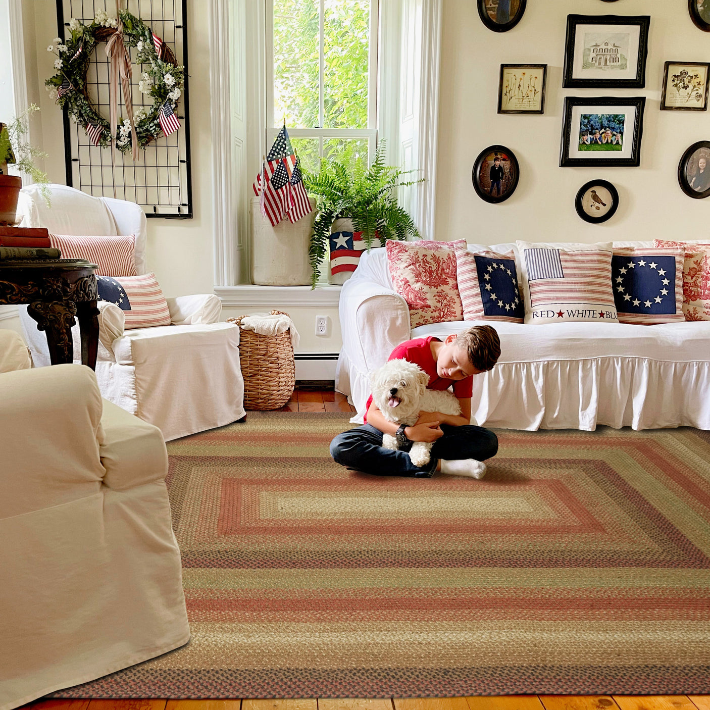 Gingerbread Jute Brown Braided Rugs