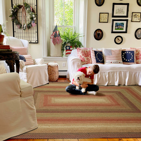 Gingerbread Jute Brown Braided Rugs