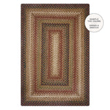 Gingerbread Jute Brown Braided Rugs