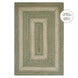 Grassland Green Braided Jute Rugs