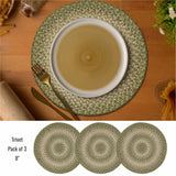 Grassland Green Jute Braided Accessories