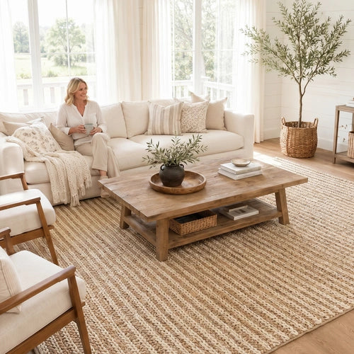 Two Techniques. One Rug.