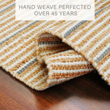 Remi Stripe Premium Jute Rug