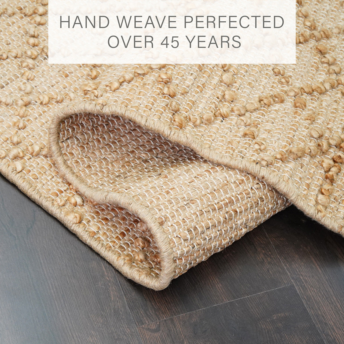 Nira Diamond Weaves Premium Jute Rug