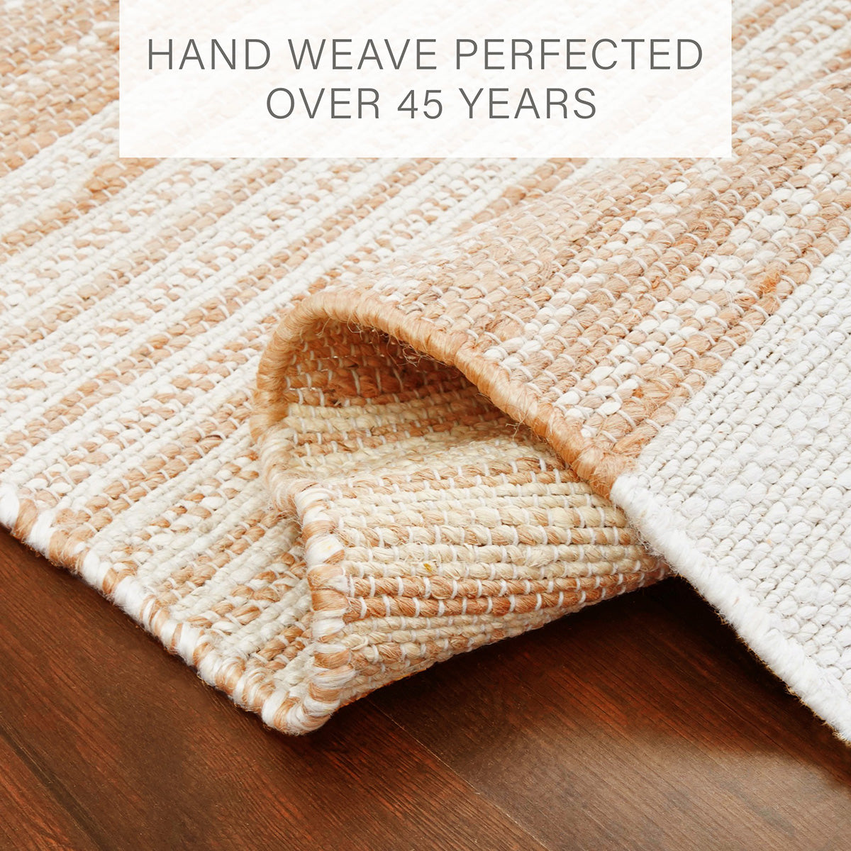 Reva Stripe Premium Jute Rug