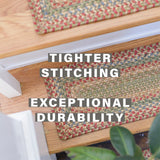 Azalea Multi Color Jute Stair Tread