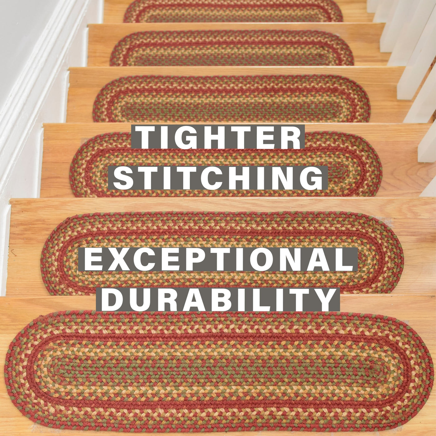 Cider Barn Red Jute Stair Tread