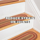 Cider Barn Red Jute Stair Tread