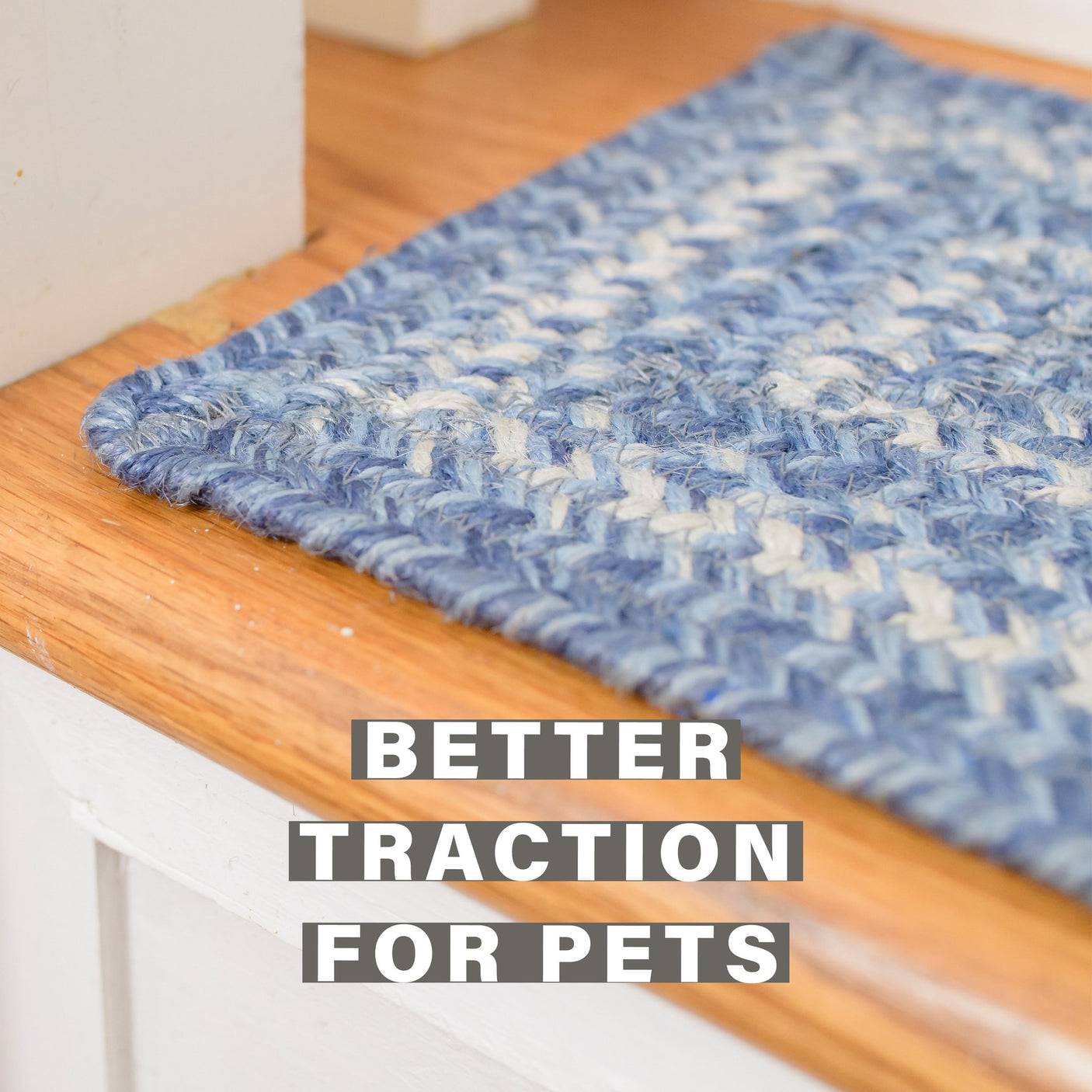 Denim Jute Stair Tread
