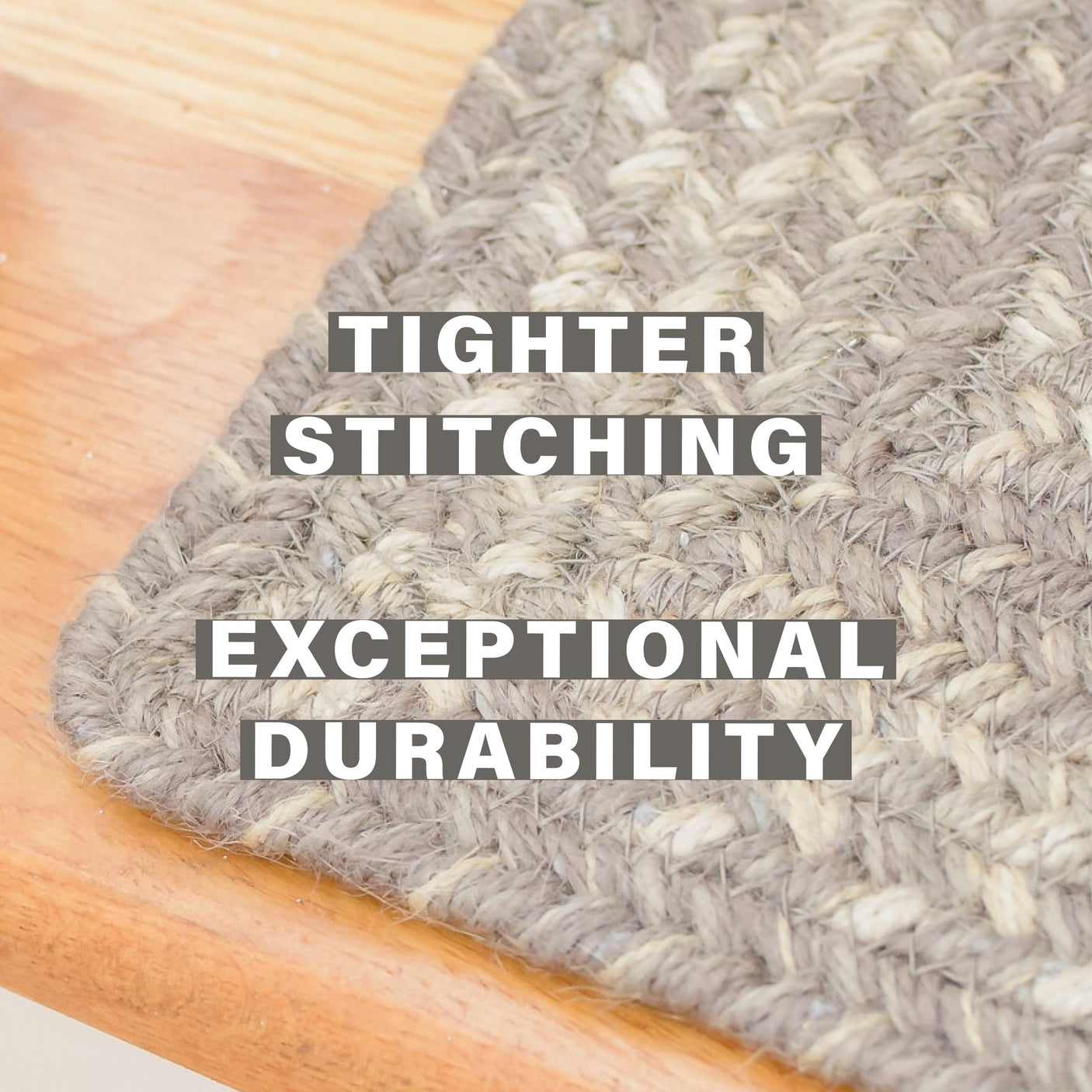 Grey Cloud Jute Stair Tread