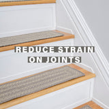 Grey Cloud Jute Stair Tread