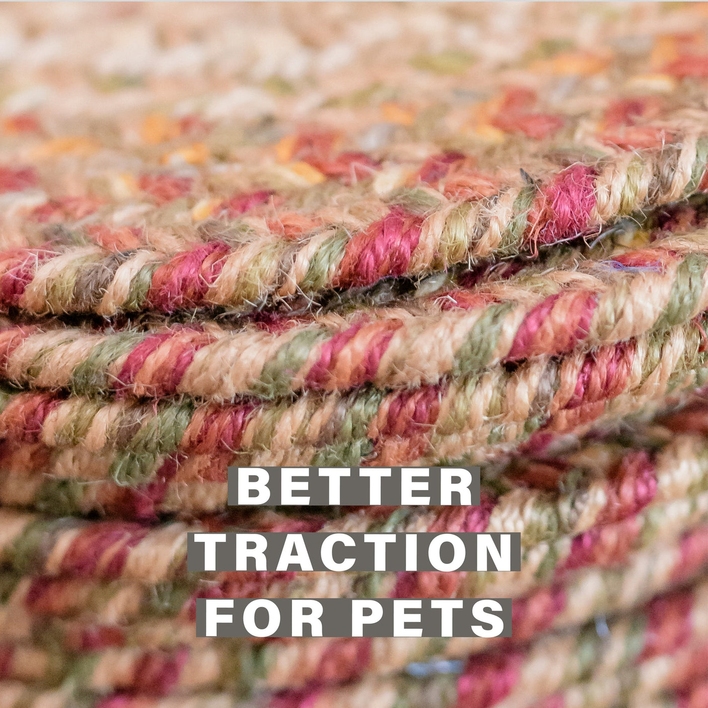 Harvest Beige Jute Stair Tread