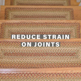 Harvest Beige Jute Stair Tread