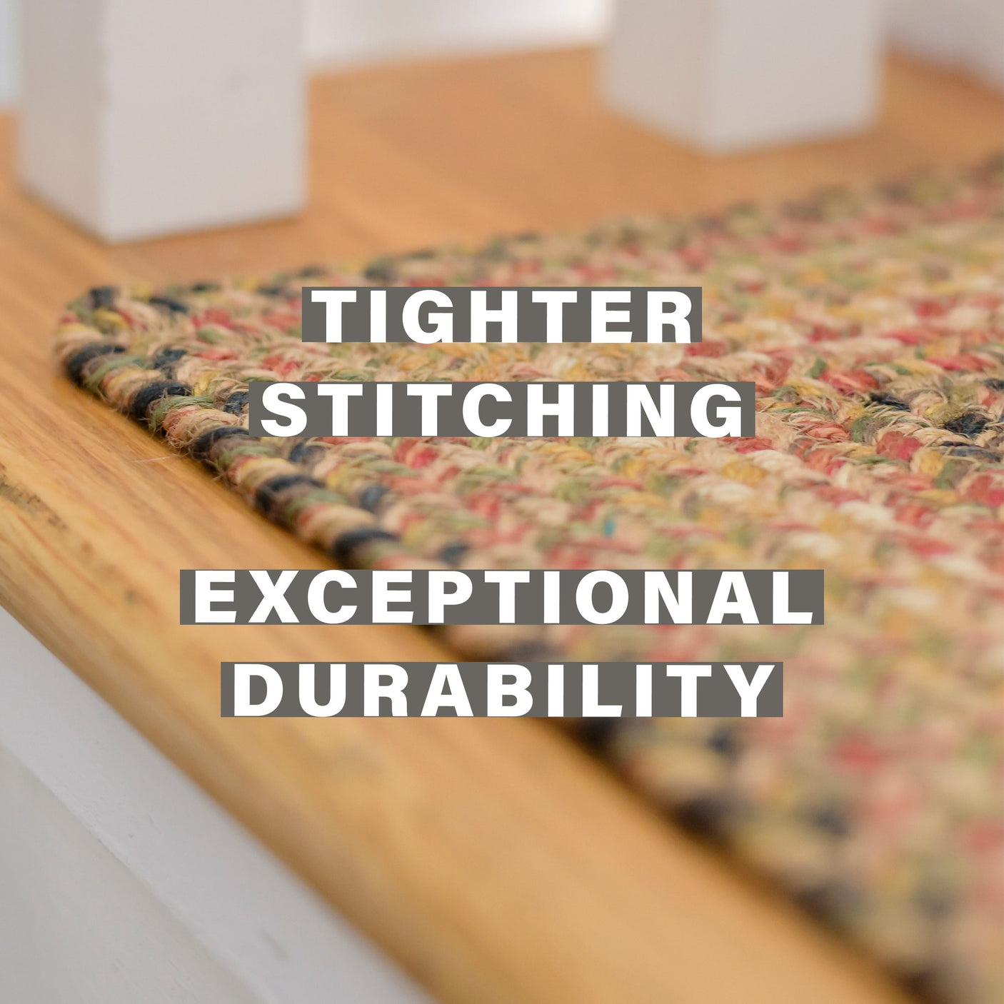 Kingston Multi Color Jute Stair Tread
