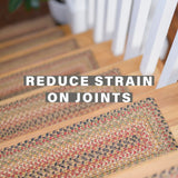 Kingston Multi Color Jute Stair Tread