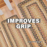 Russett Brown - Beige Jute Stair Tread