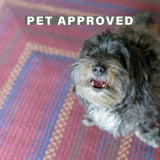 Jamestown Burgundy Jute Braided Rectangular Rugs