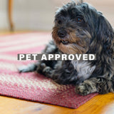 Autumn Maple Burgundy Jute Braided  Rugs Oval